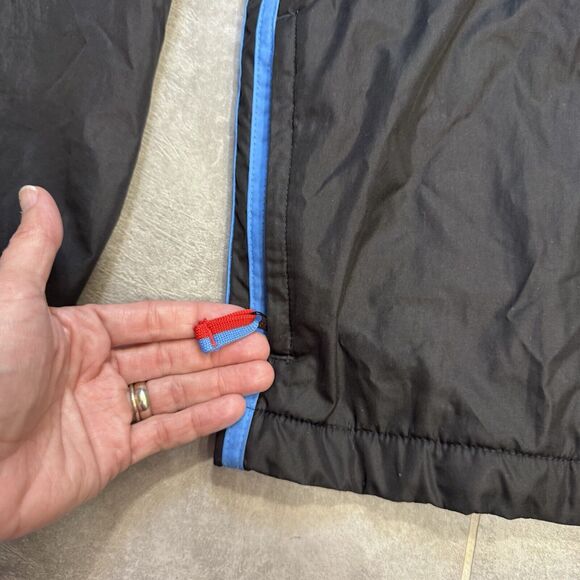 Vintage 90s Adidas Black Windbreaker Track Jacket - Women’s Medium - Picture 5 of 12